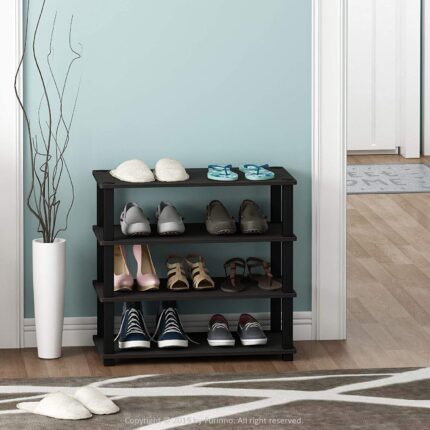 FeelLuxurious.com 4-Tier Floor Standing Shoe Rack